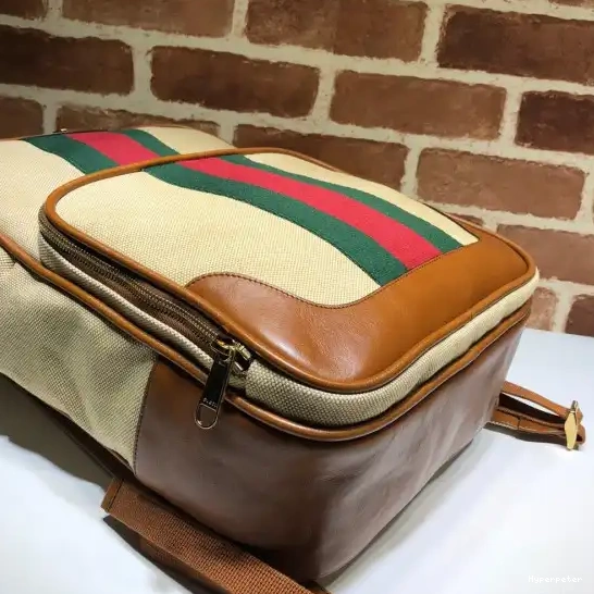 Hyper Peter GUCCI canvas backpack Vintage 0706